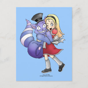Alice et les cartes postales Cheshire Cat