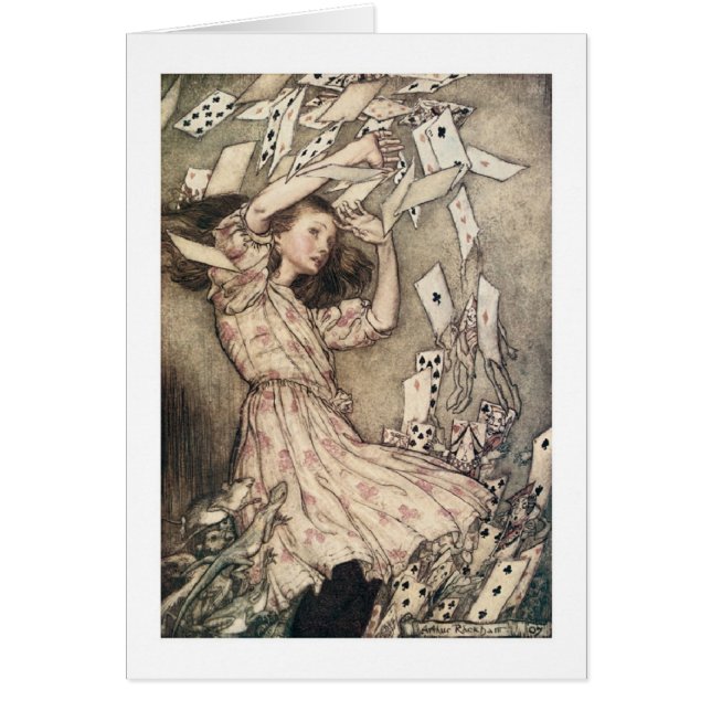 Alice et les cartes (vierges à l'intérieur) (Devant)