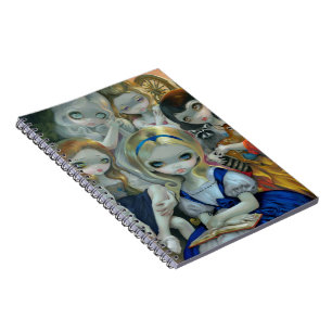 "Alice et les princesses" carnet de Bouguereau