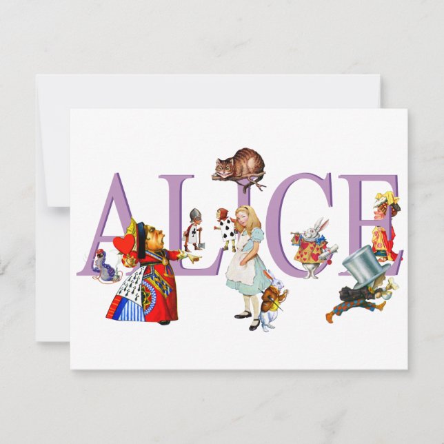 ALICE IN WONDERLAND & AMIS (Devant)