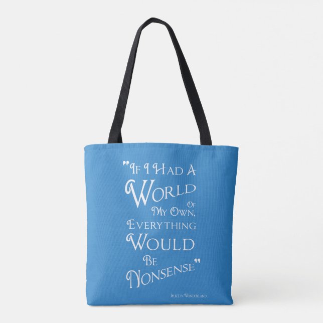 Alice in Wonderland Sac fourre-tout - Devis (Dos)