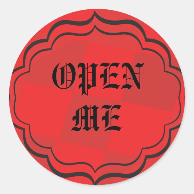 ALICE IN WONDERLAND Sceau Sticker Round Sticker (Devant)