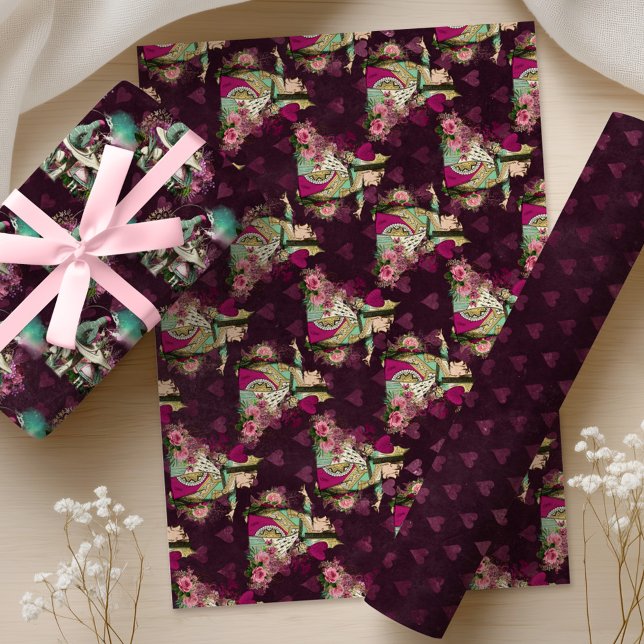 Alice In Wonderland Tea Time Wrapper Feuilles Papi (Créateur téléchargé)