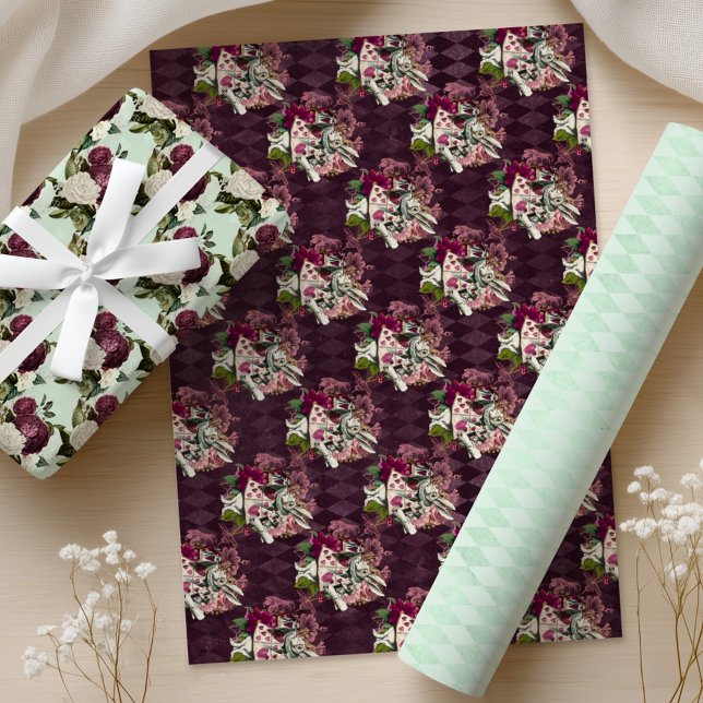 Alice In Wonderland Tea Time Wrapper Feuilles Papi (Créateur téléchargé)