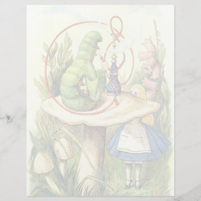 Alice rencontre la chenille (Devant)
