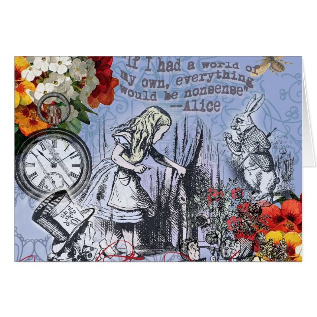 Alice rideau absurdité merveilleux classique (Devant horizontal)