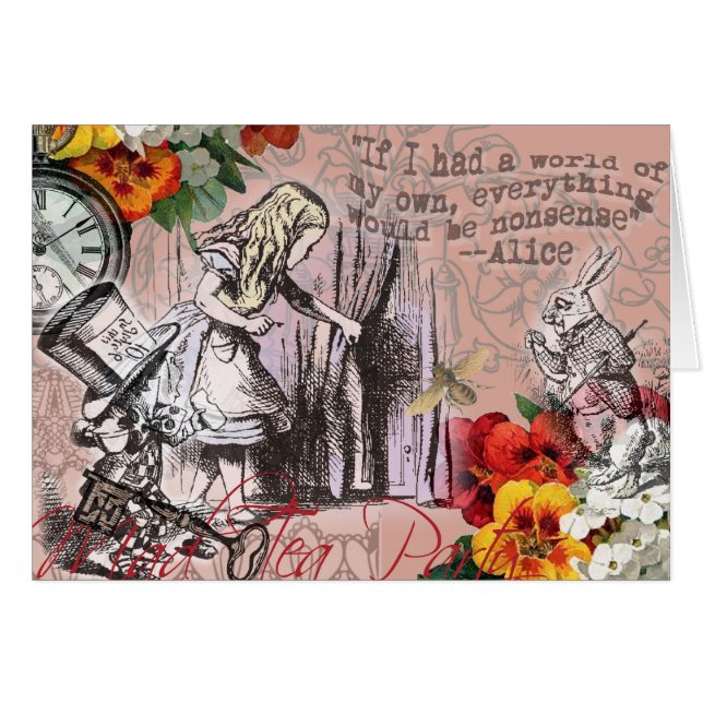 Alice rideau nonsense merveilleux classique (Devant horizontal)