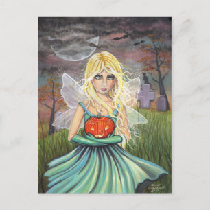 Alice sur une carte postale d'Halloween par Molly 