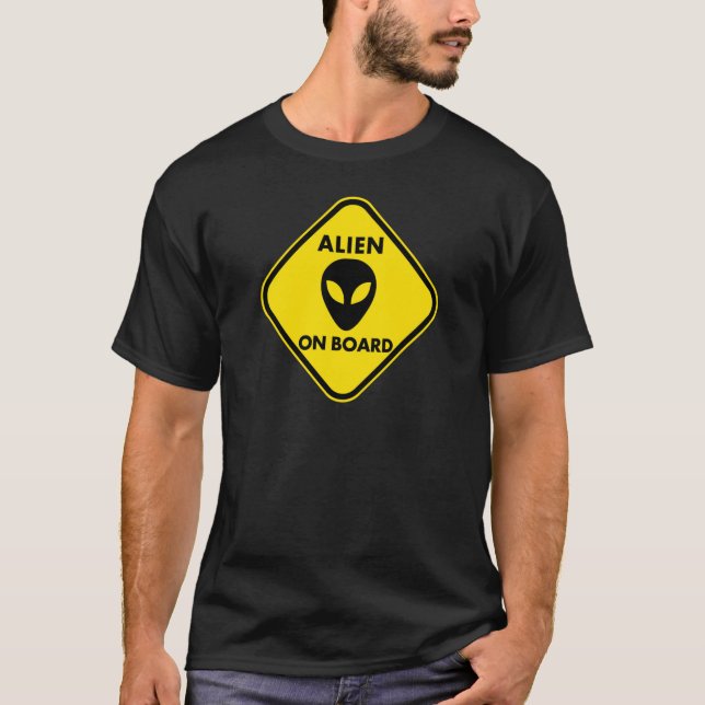Alien à bord T-shirt (Devant)