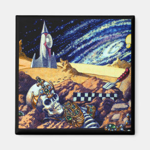 Alien Archeology Carré Magnet