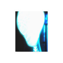 Alien bleu cosmique toile étirée