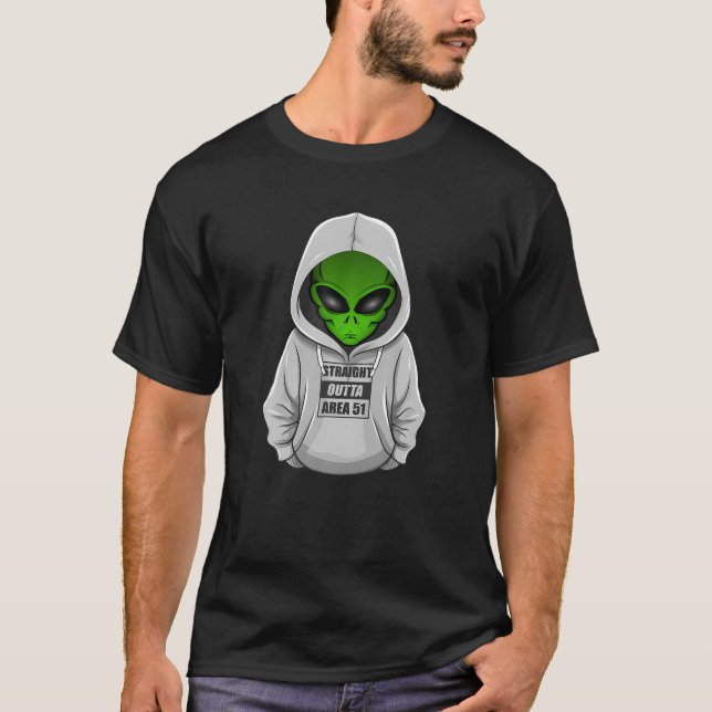Alien cool Halloween Costume Sweat - shirt à capuc (Devant)