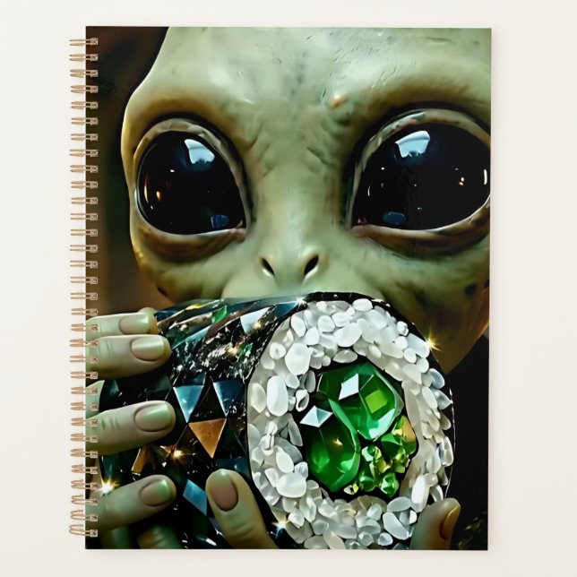 Alien Extraterrestre et Nourriture Cristalline (Devant)
