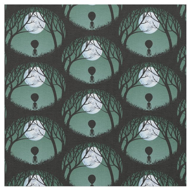 Alien Fabric Cute Alein Fabric Custom E.T. Tissu (Fermer)