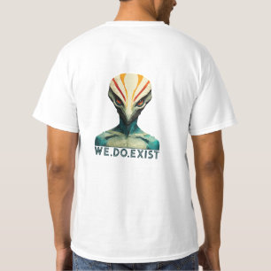 Alien Head - Nous existons T-Shirt
