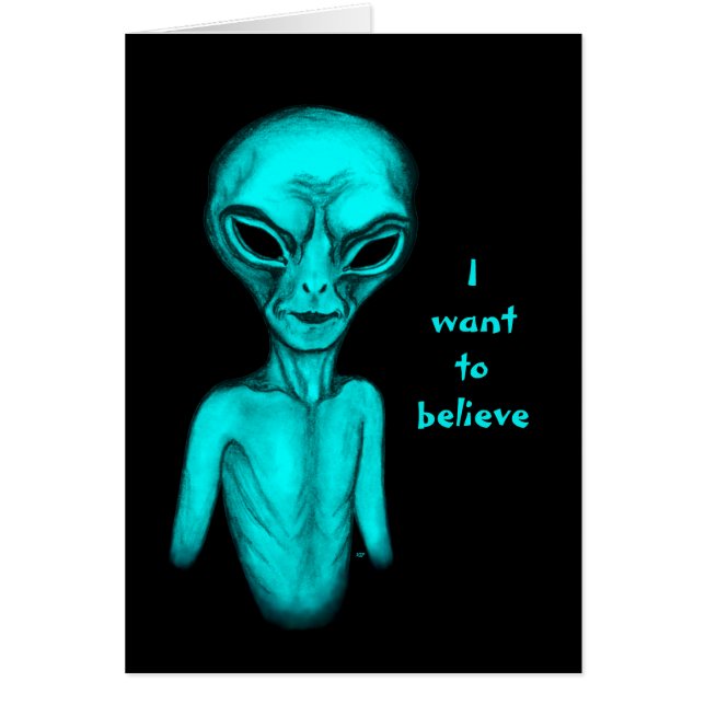 Alien , I want to believe (Devant)