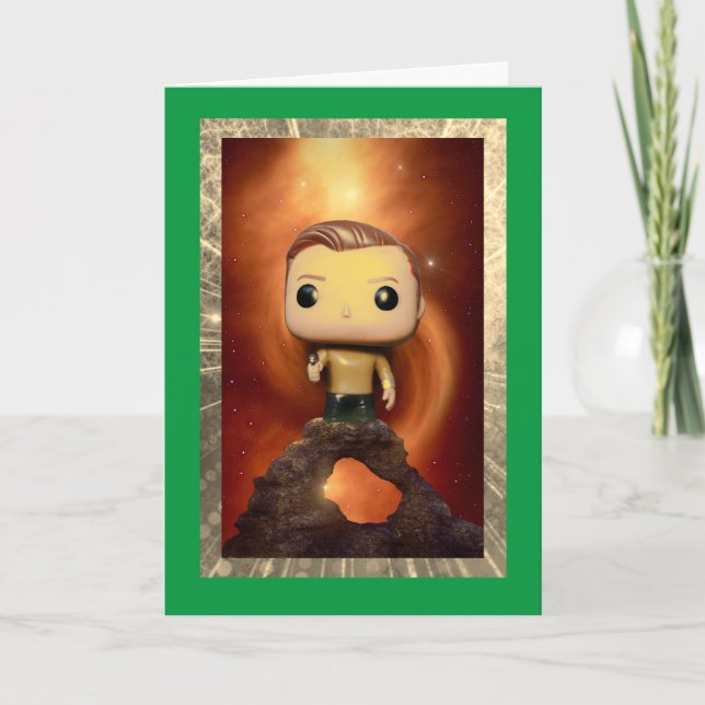 Alien Life at 40, 5" x 7" Carte d'anniversaire pli (Devant)