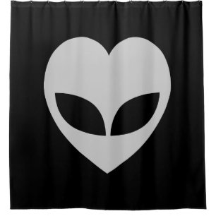 Alien Love Heart Douche rideau