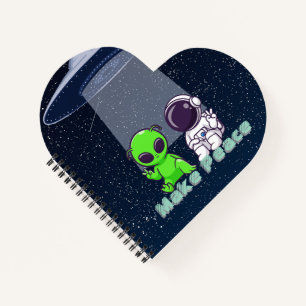Alien & Paix terrestre sur un mini carnet