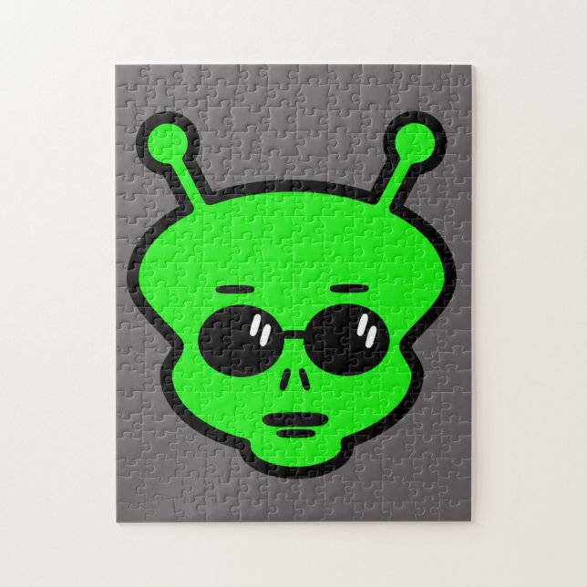 ALIEN PETIT HOMME VERT JIGSAW PUZZLE (Vertical)