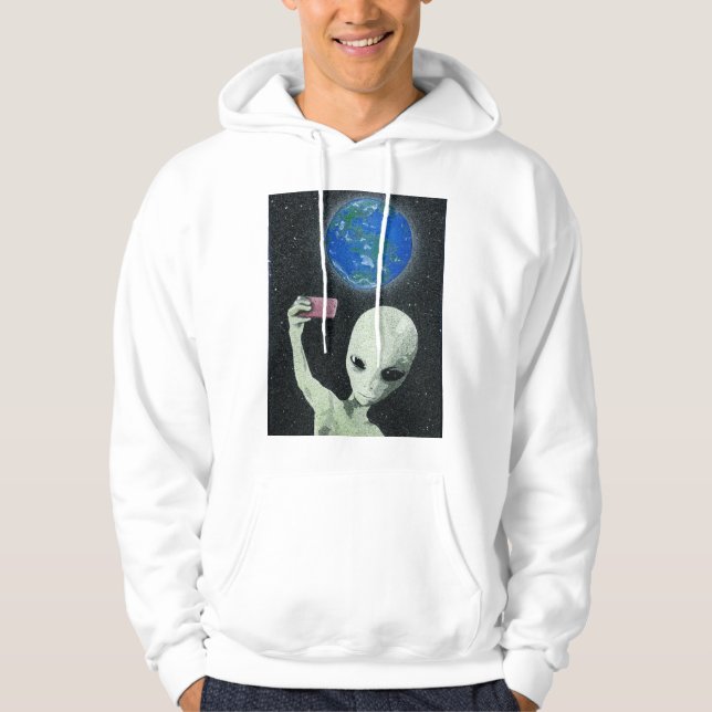 Alien Selfie Sweat - shirt à capuche (Devant)