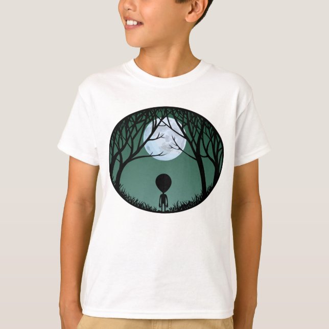 Alien Shirt Kid's Alien Sweatshirts Kid's ET Shirt (Devant)