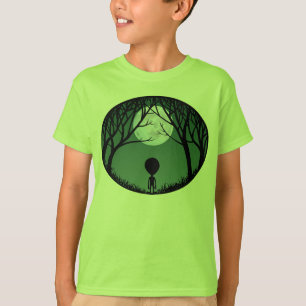 Alien Shirt Kid's Extraterrestrial w. T-shirt Lune