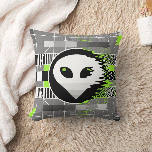 Alien TV lancer carré oreiller (Couverture)