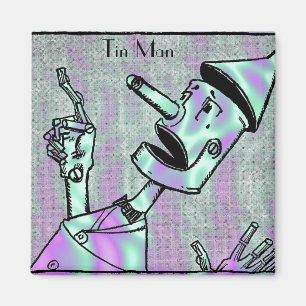 Alien Vert, Aimant Homme Tin