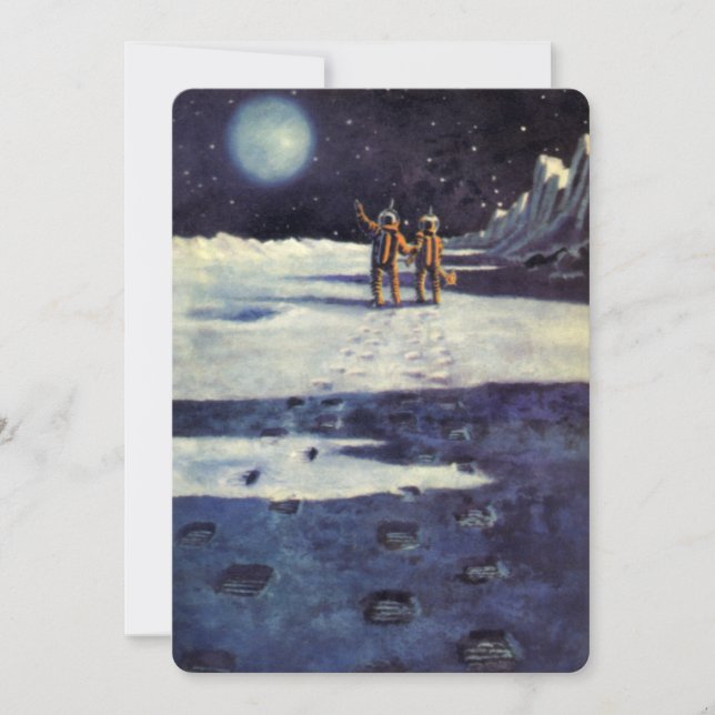 Aliens astronautes de science-fiction vintage sur  (Devant)