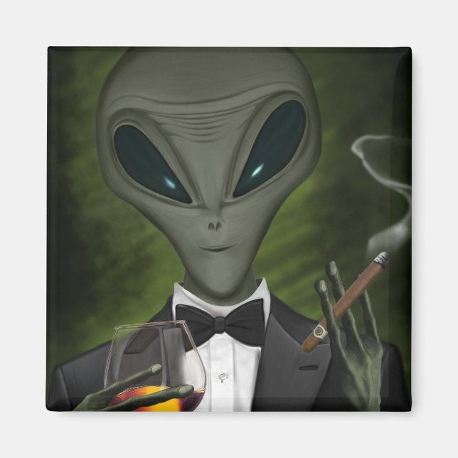Aliens ayant reçu un aimant de classe (Devant)