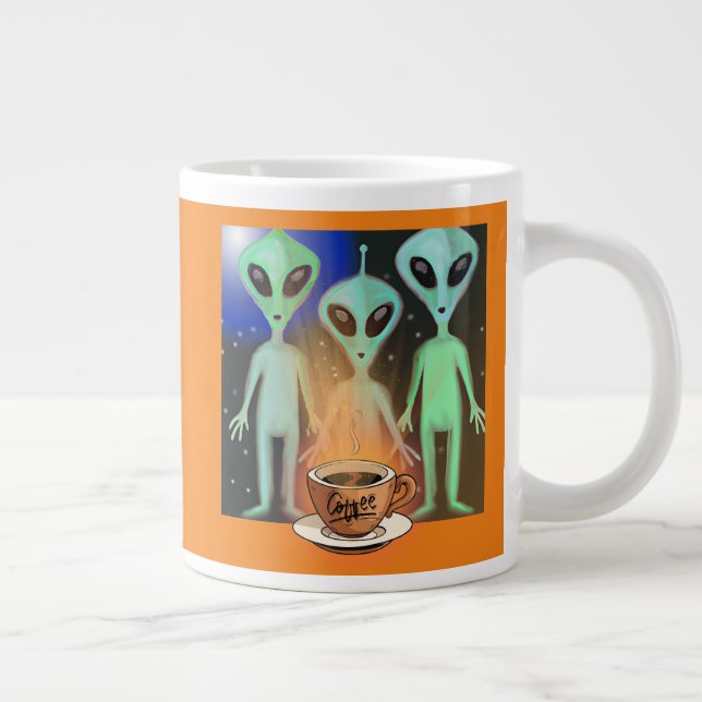 Aliens Curieux d'une tasse de café (Droite)