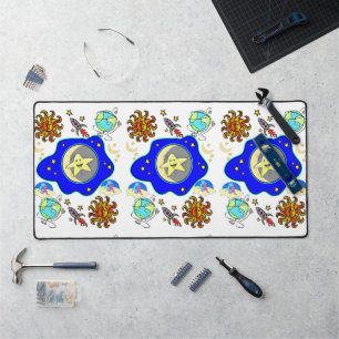 Aliens de mathématiques de bureau Astronautes spat