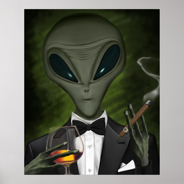 Aliens Got Class V1 Poster (Devant)