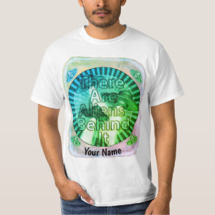 Aliens personnalisés derrière le T-shirt It