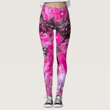 Aliens roses chaudes Leggings pour femmes