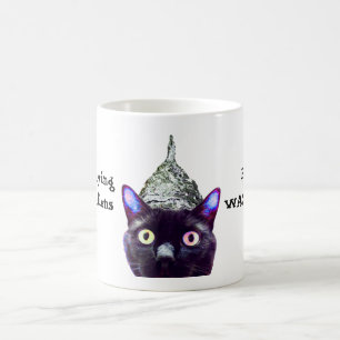Aliens ! Tasse de club de chat noir