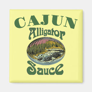 Aligator Cajun Aimant Sauce