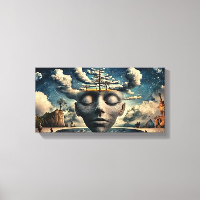 Alignement du trou d'eau Toile étirée Impression (Recto)