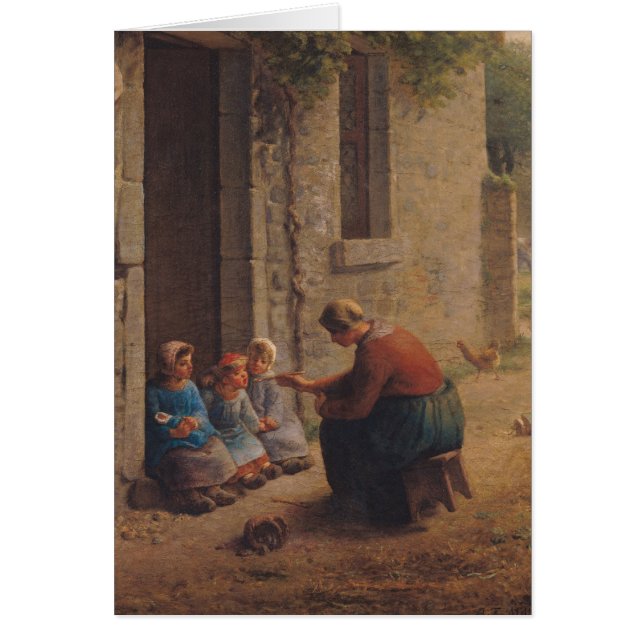 Alimentation des jeunes, 1850 (Devant)