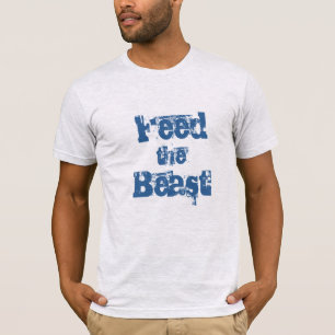 Alimentation du T-shirt des hommes la bête