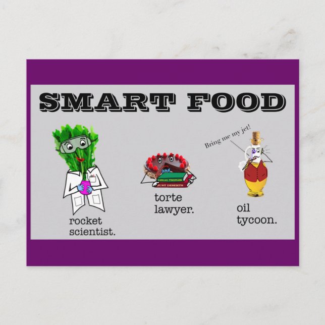 Alimentation intelligente : cartes postales (Devant)