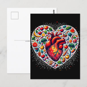 Alimentation saine, Carte postale de poste