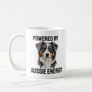 Alimenté par Aussie Energy mignon café cadeau Mug