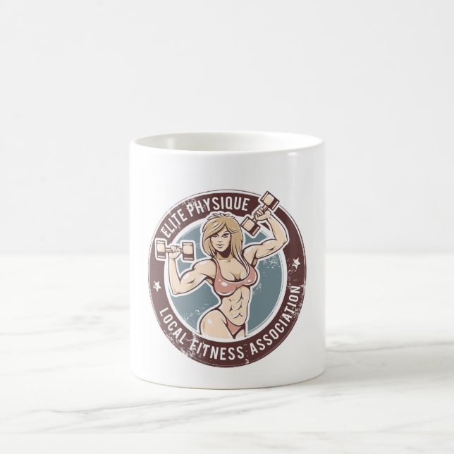 Alimenté par Café & Gains - Mug de l'amoureux de l (Centre)