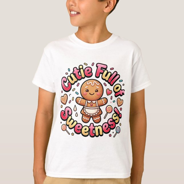 alimenté par des cupcakes, t-shirt de pâtissier en (Devant)