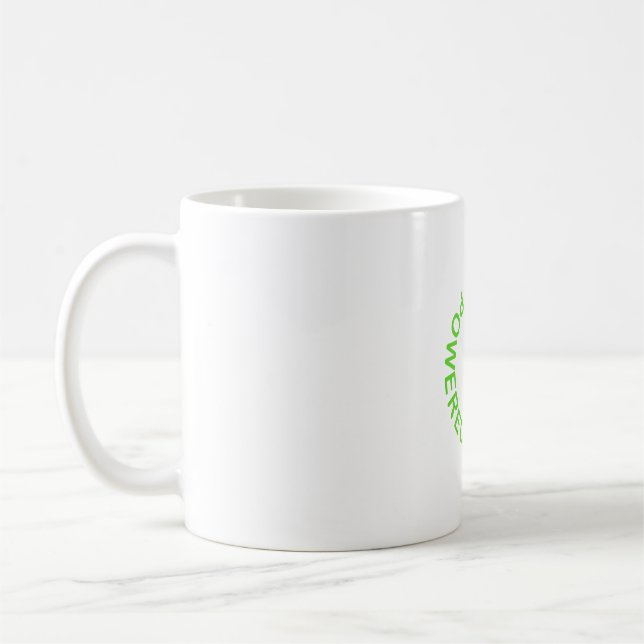 Alimenté Par L'Insuline Diabète Mug (Gauche)