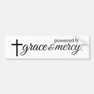 Alimenté Par Sticker Bumper Grace & Mercy
