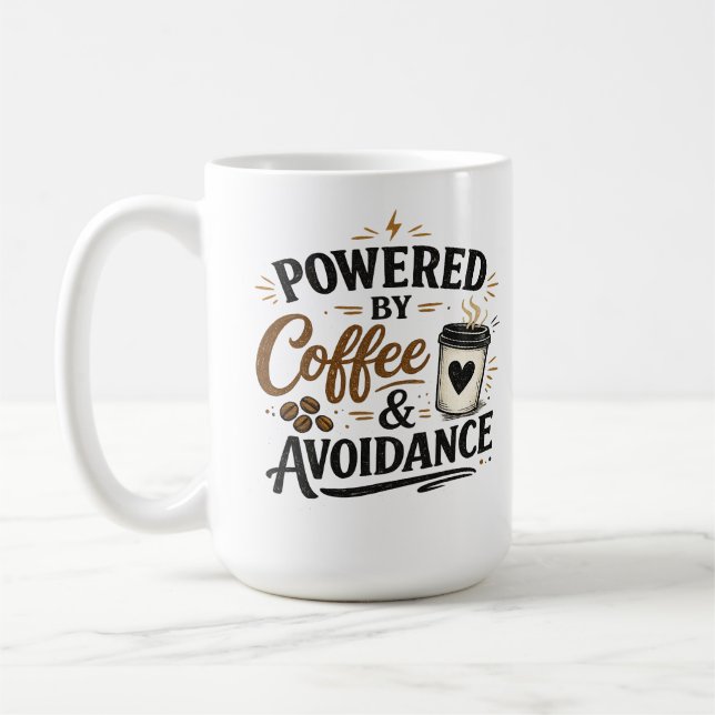 Alimentée par le Café et l'Évitement Tasse à Café (Gauche)