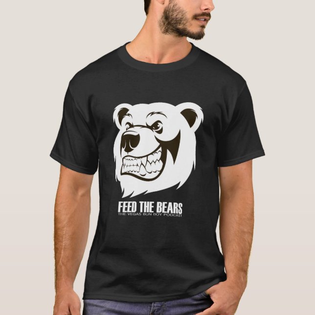 Alimentez aux ours le T-shirt (les COULEURS (Devant)